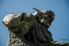 La statua di Bernardino Telesio a Cosenza